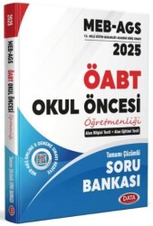 2025 ÖABT Okul Öncesi Öğretmenliği Tamamı Çözümlü Soru Bankası - Data Yayınları