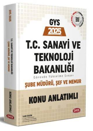 T.C. Sanayi ve Teknoloji Bakanlığı GYS Şube Müdürü - Şef - Memur Konu Anlatımlı - 1
