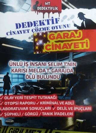 Dedektif Cinayet Çözme Oyunu - Garaj Cinayeti - 1