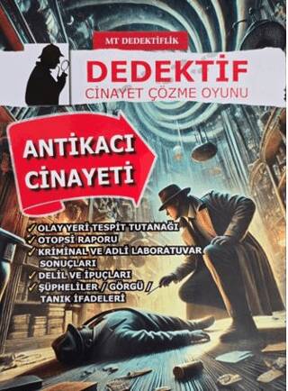 Dedektiflik Cinayet Çözme Oyunu Antikacı Cinayeti - 1