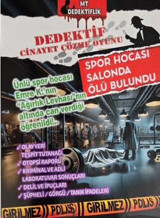 Dedektiflik Cinayet Çözme Oyunu - Spor Hocası Salonda Ölü Bulundu - 1