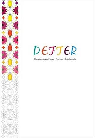 Defter - Boyamaya Hazır Kenar Süsleriyle - 1