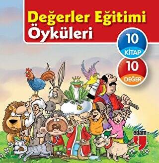 Değerler Eğitimi Öyküleri 10 Kitaplık Set - 1