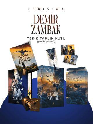 Demir Zambak 1 - Tek Kitaplık Kutu Yan Boyamalı - 1