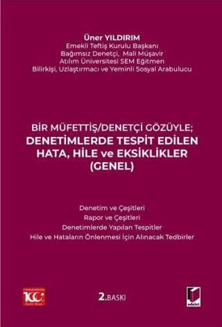 Denetimlerde Tespit Edilen Hata, Hile ve Eksiklikler Genel - 1