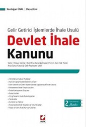 Devlet İhale Kanunu - 1