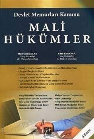Devlet Memurları Kanunu Mali Hükümler - 1