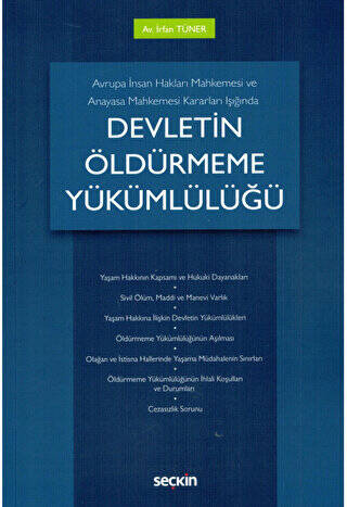 Devletin Öldürmeme Yükümlülüğü - 1