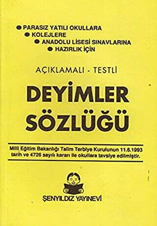 Deyimler Sözlüğü Orta Boy - 1