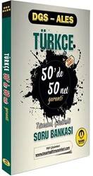 DGS ALES Türkçe 50 de 50 Net Garanti Soru Bankası Video Çözümlü Tasarı Yayınları - 1