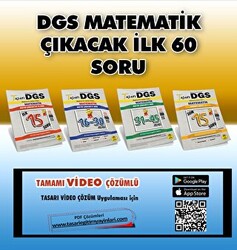 DGS Matematik İlk 60 Soru Garanti Seti 4`lü - 1