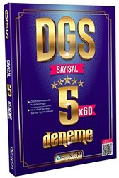 DGS Tamamı Çözümlü Sayısal 5 x 60 Deneme - 1