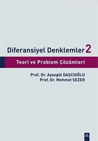 Diferansiyel Denklemler 2 - 1