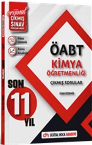 ÖABT Kimya Son 11 Yıl Orijinal Çıkmış Sınav Soruları Video Çözümlü-Konu Analizli - 1