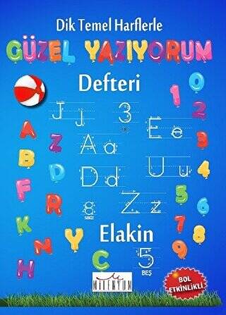 Dik Temel Harflerle Güzel Yazıyorum Defteri Spiralli - 1