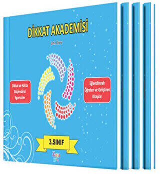 Dikkat Akademisi 3. Sınıf Seti 4 Kitap - 1