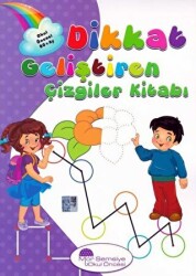 Dikkat Geliştiren Çizgiler Kitabı - Mor Şemsiye