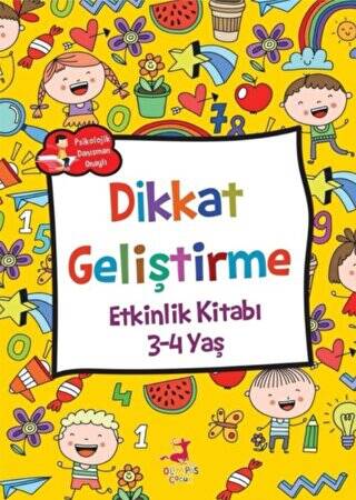 Dikkat Geliştirme - Etkinlik Kitabı 3-4 Yaş - 1