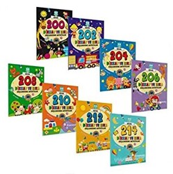 Dikkat ve Zeka Güçlendirme Aktiviteleri 8 Kitap Takım - Karatay Çocuk