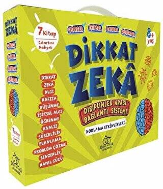 Dikkat Zeka 2. Sınıf Seti - 8 Yaş 7 Kitap Takım - 1