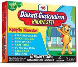 Dikkati Güçlendiren Hikaye Seti - Kip Kip`in Maceraları Kutulu Set 10 Kitap Takım - 1