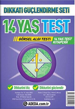 Dikkati Güçlendirme Seti 14 Yaş Test - 1