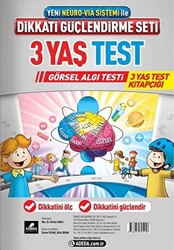 Dikkati Güçlendirme Seti 3 Yaş Test - Adeda Yayınları