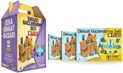 Dikkati Güçlendirme Seti Plus 3 Kitap Materyalsiz - 8 Yaş - Adeda Yayınları