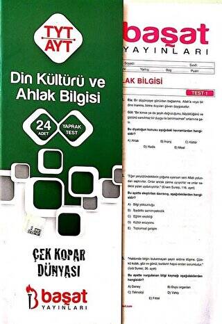 Din Kültürü Ve Ahlak Bilgisi Çek Kopar Dünyası - 1