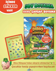 Dino Dünyası Boyama Kitabı - Mavi Boncuk Akademi