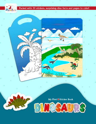 Dinosaurs Sticker Book! - 1
