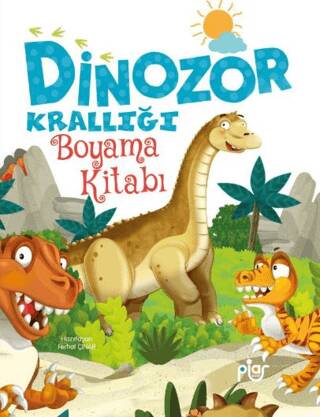 Dinozor Krallığı Boyama Kitabı - 1