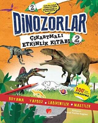 Dinozorlar Çıkartmalı Etkinlik Kitabı 2 - 1