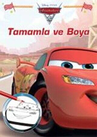 Disney Arabalar - Tamamla ve Boya - 1