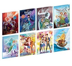 Disney Çizgi Klasikleri Kız Çocuk Seti 8 Kitap Takım - 1