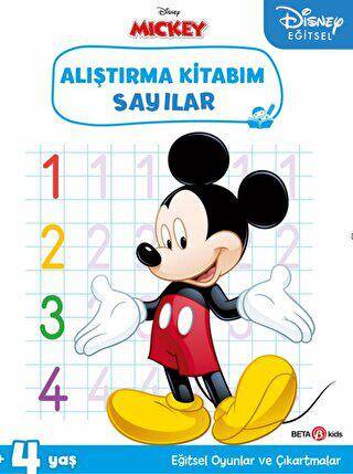 Disney Eğitsel Çıkartmalı Mickey Alıştırma Kitabım Sayılar - 1