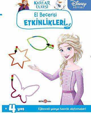 Disney Eğitsel Karlar Ülkesi El Becerisi Etkinlikleri Yazıya Hazırlık - 1