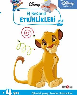Disney Eğitsel Simba El Becerisi Etkinlikleri Yazıya Hazırlık - 1