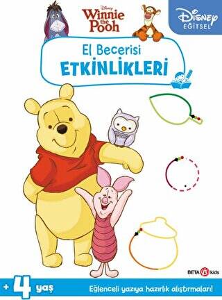 Disney Eğitsel Winnie the Pooh El Becerisi Etkinlikleri Yazıya Hazırlık - 1