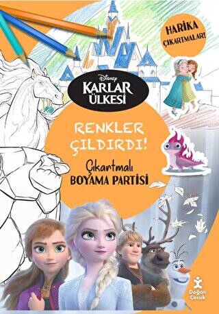 Disney Karlar Ülkesi - Renkler Çıldırdı! Çıkartmalı Boyama Partisi - 1