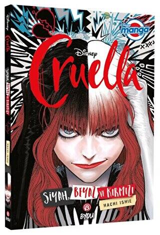 Disney Manga Cruella - Siyah, Beyaz ve Kırmızı - 1
