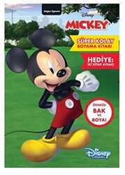 Disney Mickey Süper Kolay Boyama Kitabı - 1