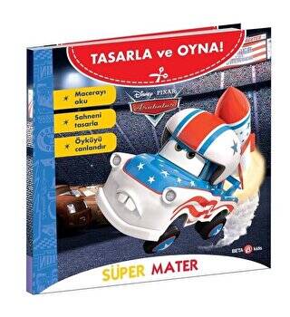 Disney Pixar Arabalar - Süper Mater Tasarla ve Oyna - 1