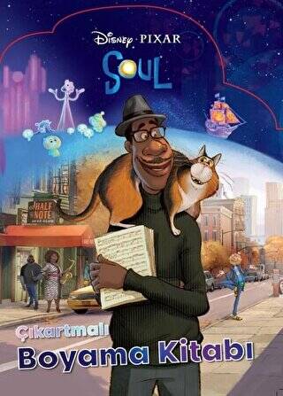 Disney Pixar Soul Çıkartmalı Boyama Kitabı - 1