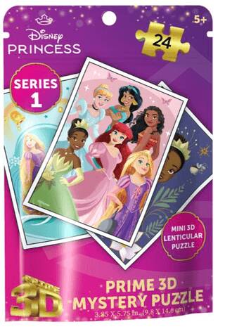 Disney Princess Series 1 Prime 3D Mystery Puzzle - 24 Parça - 1