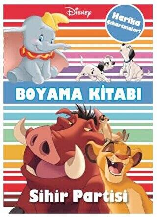 Disney Sihir Partisi Çıkartmalı Boyama Kitabı - 1