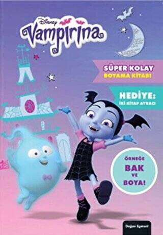 Disney Vampirina Süper Kolay Boyama Kitabı - 1