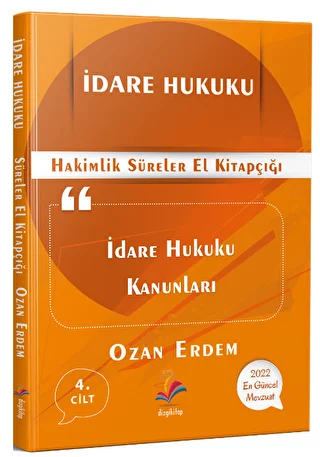 2022 İdare Hukuku Hakimlik Süreler El Kitapçığı - 1