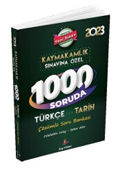 Kaymakamlık Sınavına Özel 1000 Soruda Türkçe-Tarih Çözümlü Soru Bankası - 1