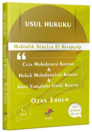 Usul Hukuku Hakimlik Süreler El Kitapçığı - 1